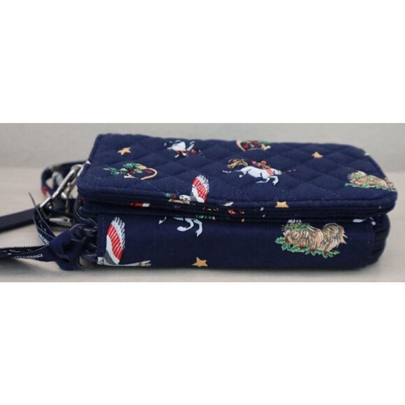 Vera Bradley 28455-15378 Snow Globe Motifs Navy RFID All In One Crossbody - Picture 16 of 16